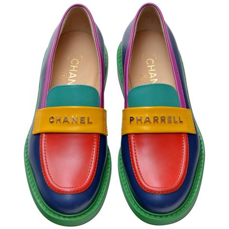 chanel pharrell shoe raffle|chanel pharrell shoes loafers.